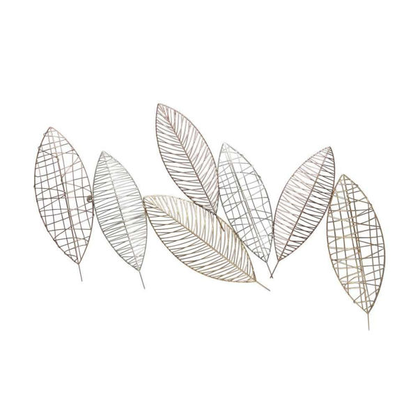 Picture of Metal 38.25" Leaf Wall Art - Multipack
