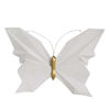 Picture of Resin 15" Origami Butterfly Wall Art - White