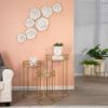 Picture of Metal 44" Rose Wall Art - White
