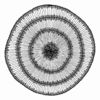 Picture of Metal 33" Round Wall Art - Brown