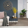 Picture of Metal 33" Round Wall Art - Brown