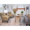 Picture of Geometric 24" Circle Wall Art - Natural