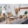 Picture of Geometric 24" Circle Wall Art - Natural