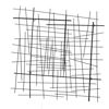 Picture of Metal 28" Abstract Lines Wall Art - Black