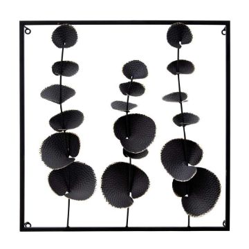 Picture of Metal 20" x 20" Wall Art - Black