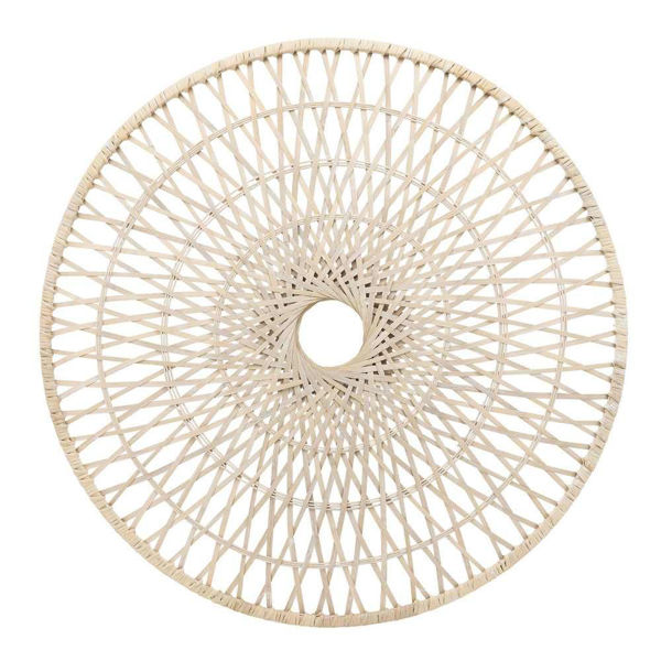 Picture of Wicker 36" Round Wall Accent - Natural