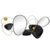 Picture of Metal 53" Abstract Wall with Mirror Accent