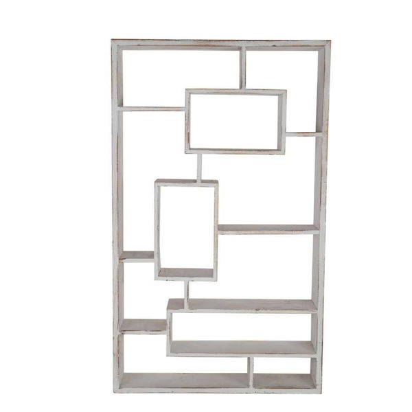 Picture of Wooden Multi-Tier Wall Shelf - Whitewash