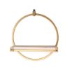 Picture of Metal and Wood Wall Shelves - Set of 3 - Gold\White
