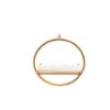 Picture of Metal and Wood Wall Shelves - Set of 3 - Gold\White