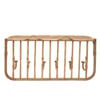Picture of Rattan 25" Wall Shelf with Hangers - Natural