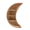 Picture of Wood 22" Moon Shaped Shelf - Brown