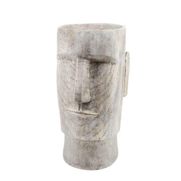 Picture of Resin 24" Face Planter - Gray