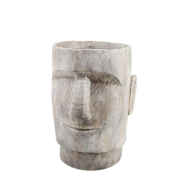 Picture of Resin 19" Face Planter - Gray