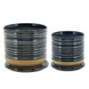 Picture of Ceramic 6" Textured Planter with Saucer