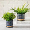 Picture of Ceramic 6" Textured Planter with Saucer