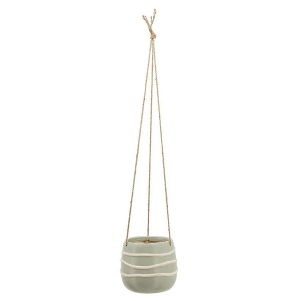 Picture of Ceramic 6" Hanging Planter - Green