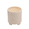 Picture of Ceramic 8" and 10" Textured Footed Planter - Set o