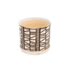 Picture of Ceramic 6" and 8" Planter with Saucer - Set of 2 -