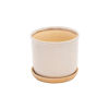 Picture of Ceramic 6" and 8" Planter with Saucer - Set of 2 -