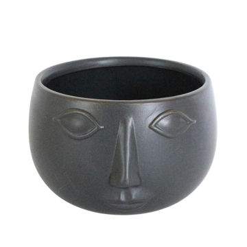 Picture of Ceramic 7" Face Planter - Matte Black
