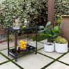 Picture of Ceramic Fluted Planter with Feet 10" and 12" - Set
