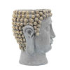 Picture of Budda Head 9" Planter - Gray