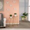 Picture of Tiny Dots 6" Planter with Saucer - White