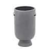 Picture of Face with Glasses 9" Planter - Gray