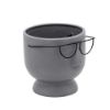 Picture of Face with Glasses 6" Planter - Gray