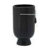 Picture of Face with Glasses 9" Planter - Black
