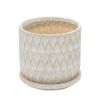 Picture of Teardrop Planters with Saucer 5" and 6" - Set of 2