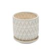 Picture of Teardrop Planters with Saucer 5" and 6" - Set of 2