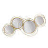 Picture of Looped 4 Circle Mirrors - Gold