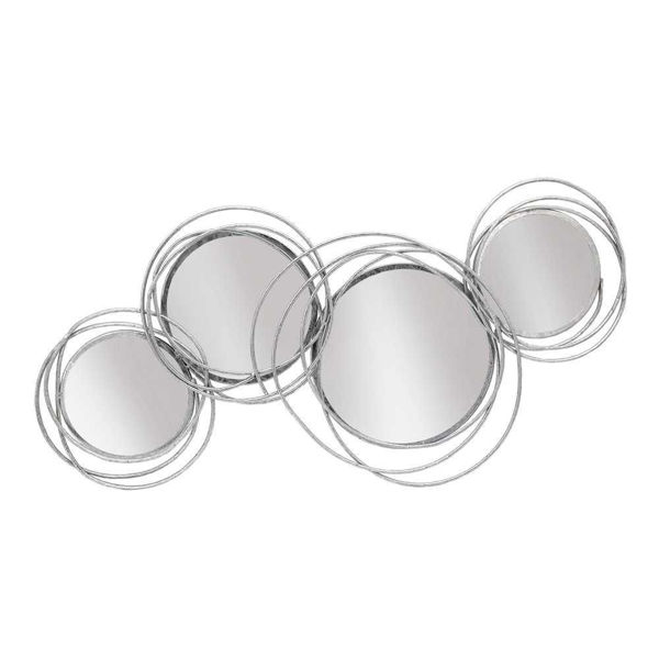 Picture of Looped 4 Circle Mirrors - Silver