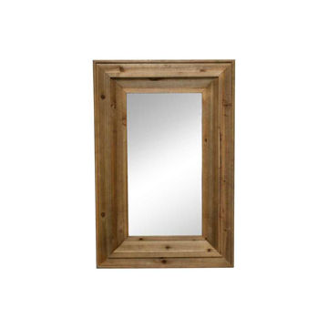 Picture of Wall Mirror 24 x 36" Wood Frame - Brown