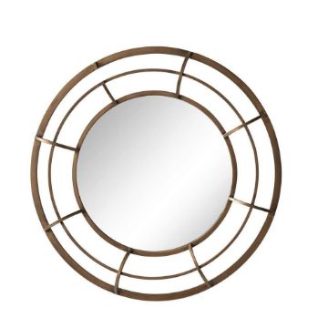 Picture of Wall Mirror 28" Metal Frame - Gold