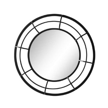 Picture of Wall Mirror 28" Metal Frame - Black