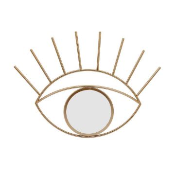 Picture of Eye 23" Metal Wall Decor with Mirror - Gold