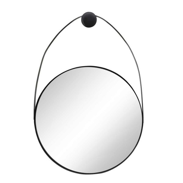 Picture of Hanging Drop 27" Mirror - Black
