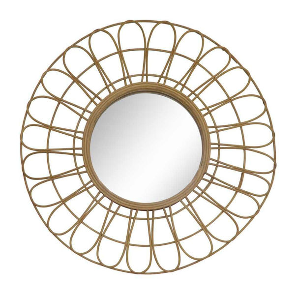 Picture of Beachy 36" Rattan Mirror