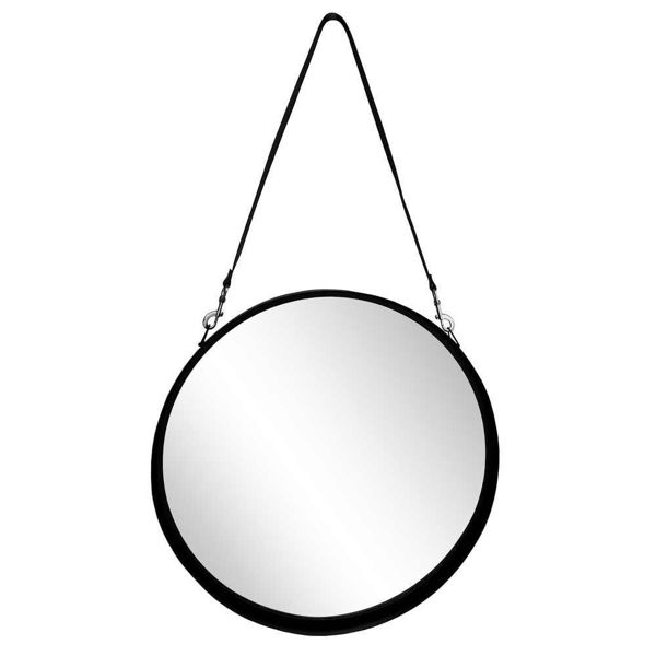 Picture of Leather Strap 28" Round Mirror