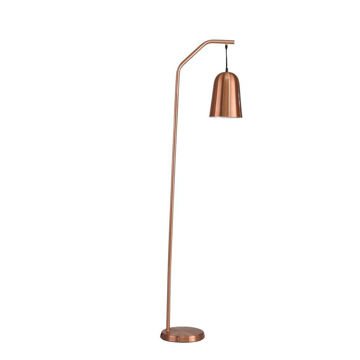 Picture of Metal 59" Drop Shade Floor Lamp - Copper