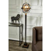 Picture of Metal 60" Armillary Floor Lamp - Black and Bronze