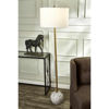 Picture of Resin 64" Ball Floor Lamp - Gold and White