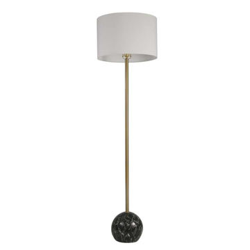 Picture of Resin 64" Ball Floor Lamp - Gold and Black