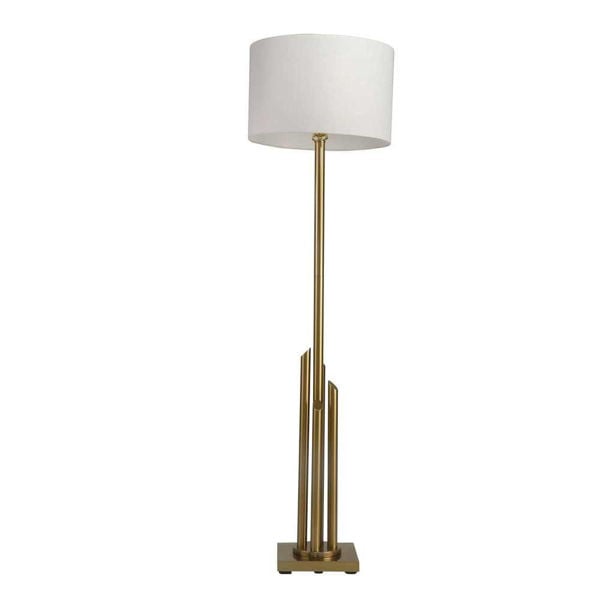 Picture of Metal 63" Art Deco Floor Lamp - Gold