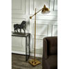 Picture of Metal 59" Pivot Arm Floor Lamp - Gold