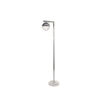 Picture of Metal 62" Orb Floor Lamp with Marble Base - Silver