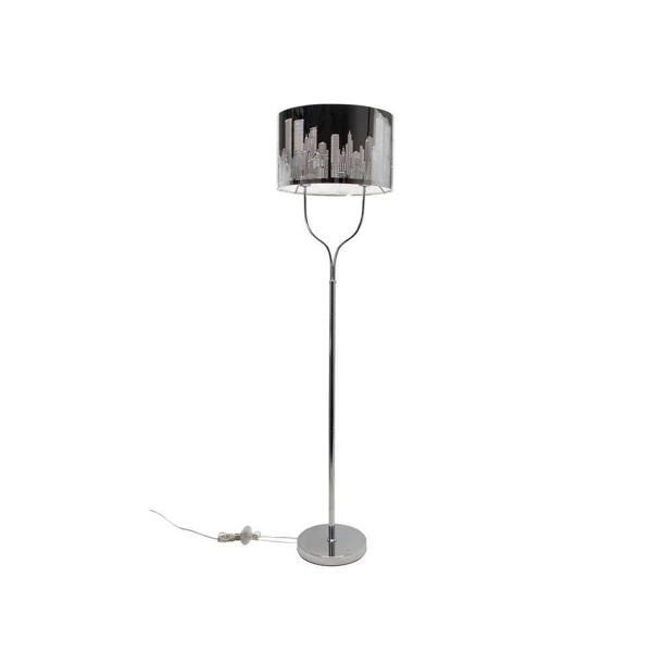 Picture of Stainless Stee 59" Skyline Floor Lamp - 2 Bulb - S